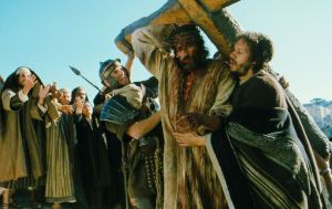 Simon van Cyrene helpt Christus het kruis te dragen Simon van Cyrene helpt Christus het kruis te dragen